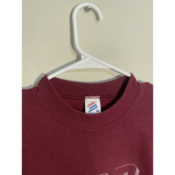 Vintage Jerzees Super Sweats Texas A&M Dad Pullover Sweatshirt Size M - Picture 3 of 7